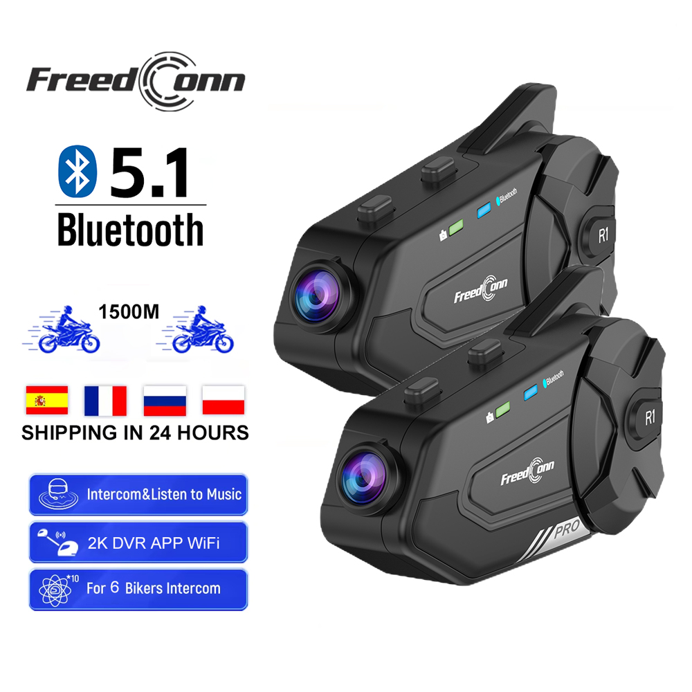 Freedconn Motorcycle Intercom  - đánh giá và giá Universal Motorcycle Helmet Intercom Headset