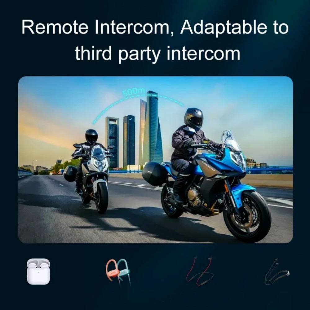 1 or 2 PCS Motorcycle Helmet I - đánh giá và giá Universal Motorcycle Helmet Intercom Headset
