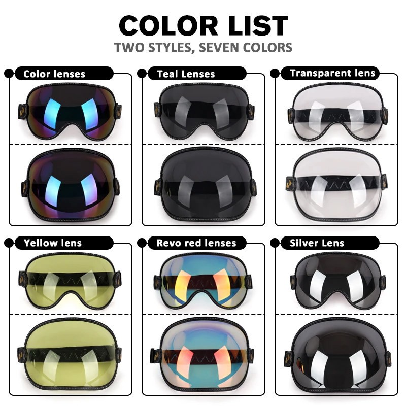 Uchoose Fit All Vintage Retro  - đánh giá và giá Vintage Open Face Retro Helmet