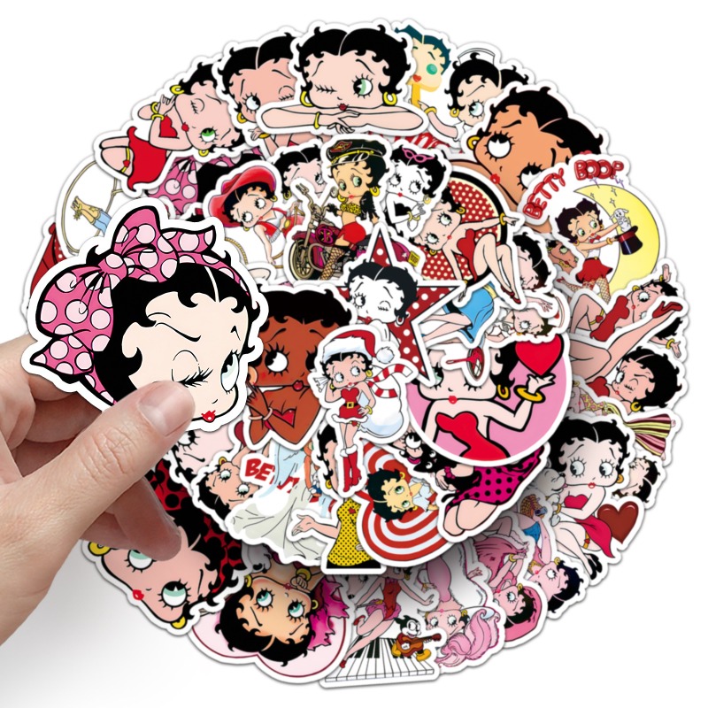 Betty Boop 50 stickers high co - đánh giá và giá Atv Parts